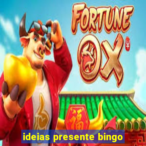 ideias presente bingo